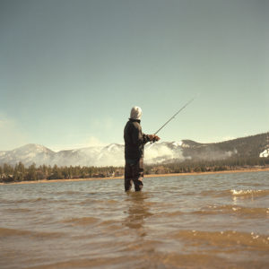 Fisherman at Big Bear Lake